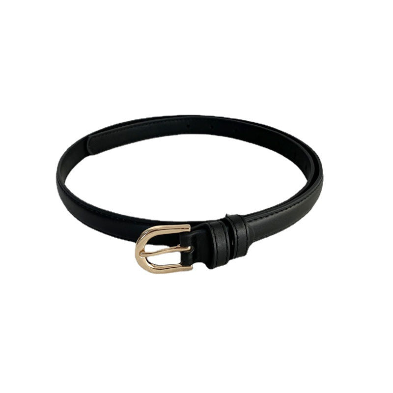 Matte Simple Perforated Belt