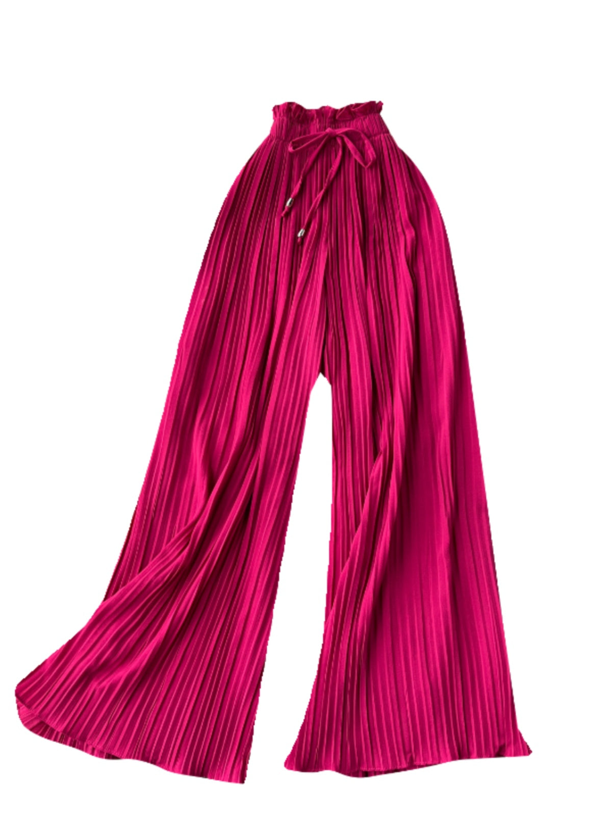 Women's Pleated Wide-Leg Flowgy Pants