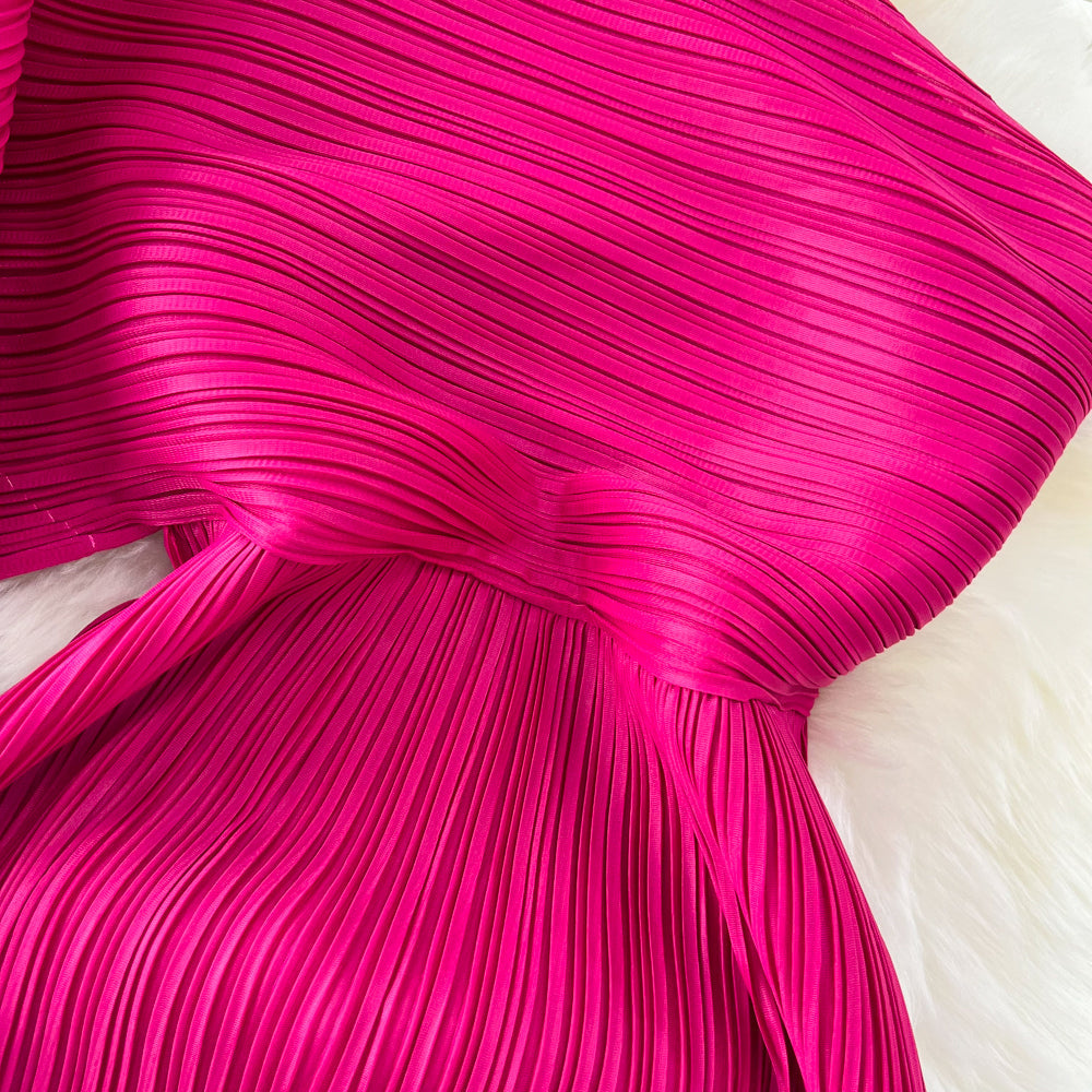 One Shoulder Maxi Party Dress