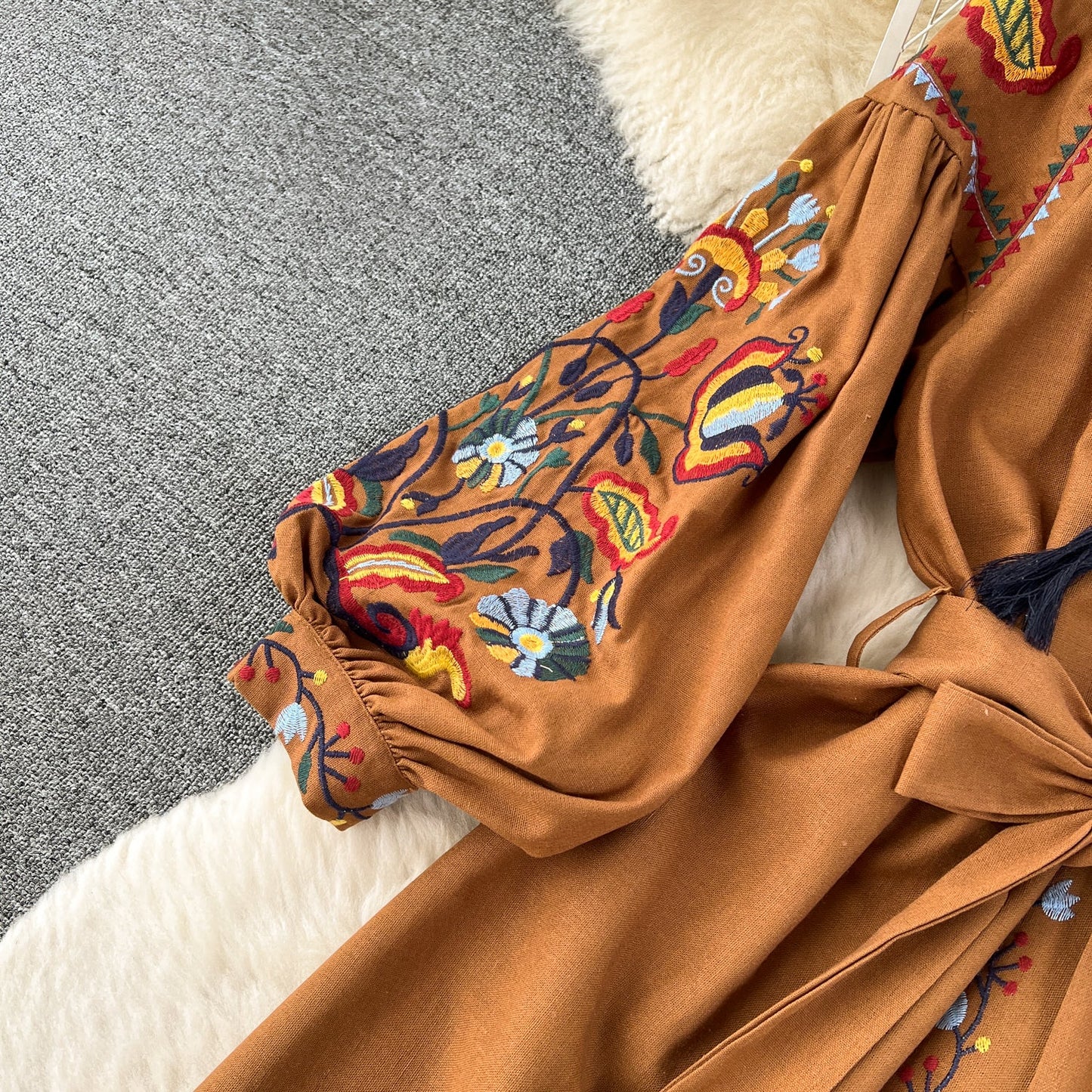 Bohemian Free Spirit Floral Dress