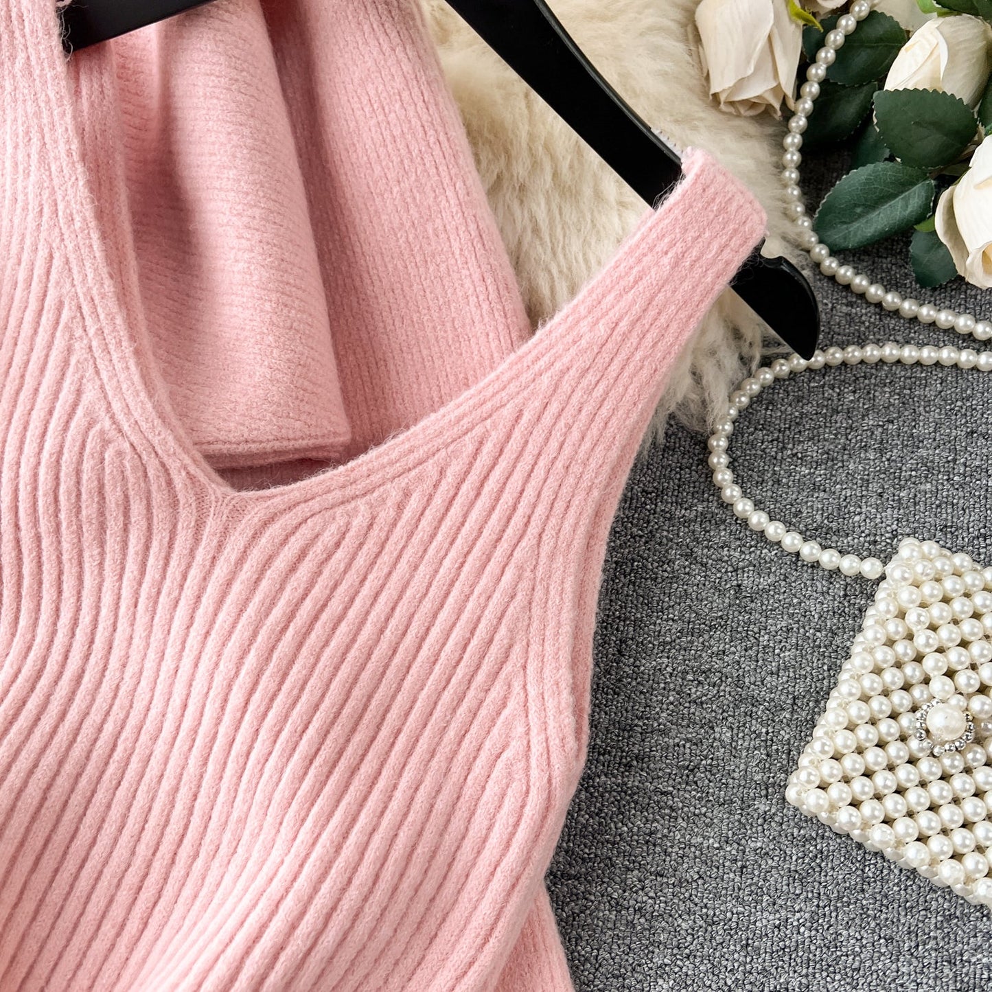 Creamy Colors Knitted 2Pcs