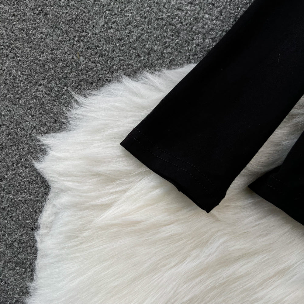 Chic PU Slip Dress & Knit Ensemble