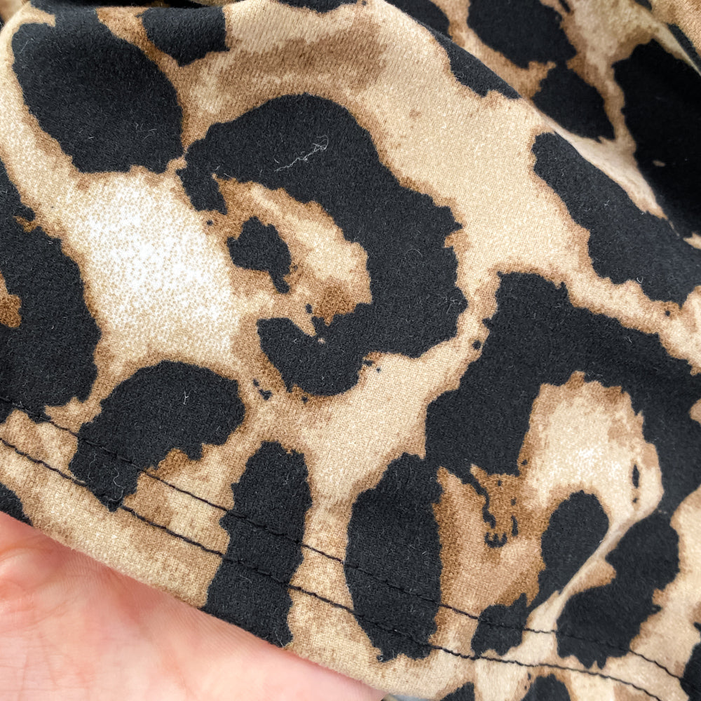 Animal Magnetism Backless Slinky Dress