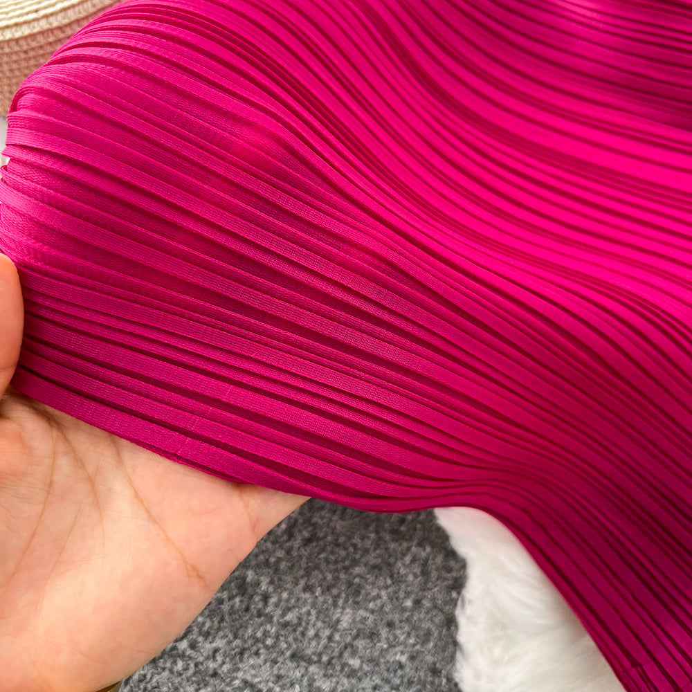 One Shoulder Maxi Party Dress