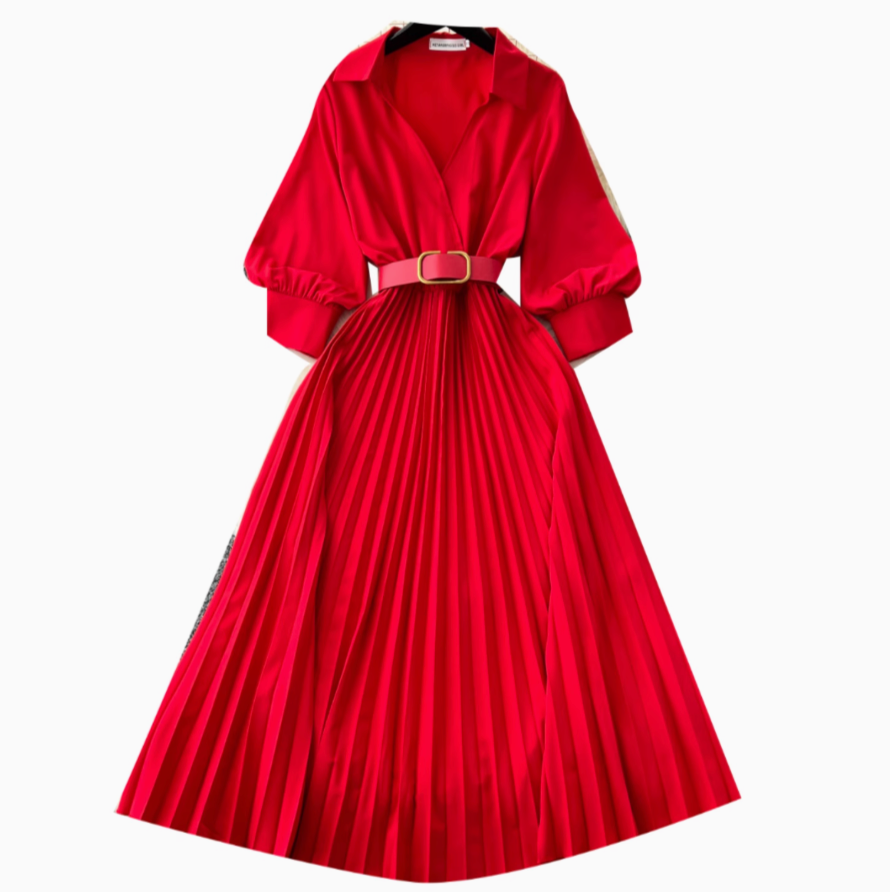 Modern Tailored Shirt Dress With Belt