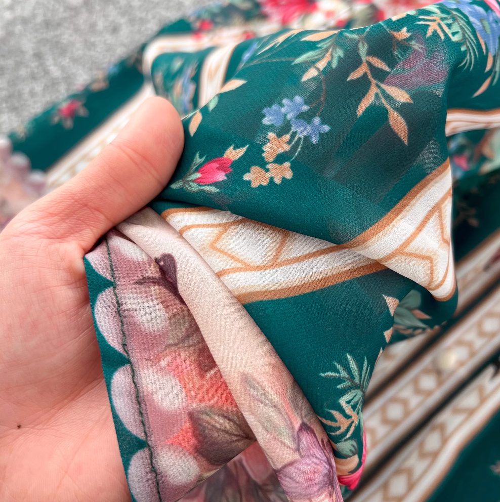 Women's Floral Print V-Neck Summer Dress