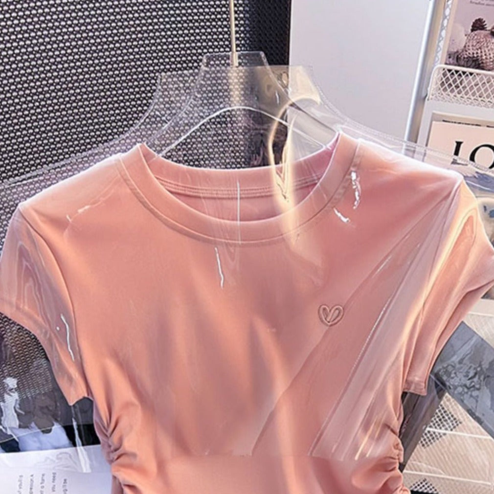 Embroidered Casual Slim Fit Shirt