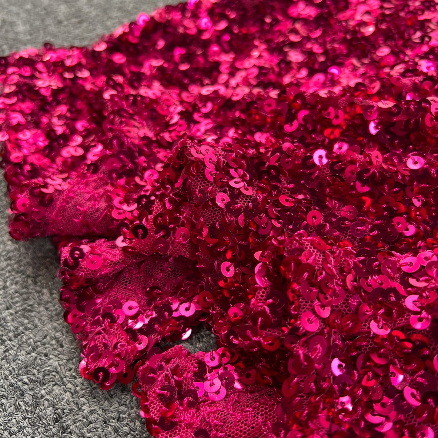 Glam Ruffle Blouse & Sequin Skirt Ensemble