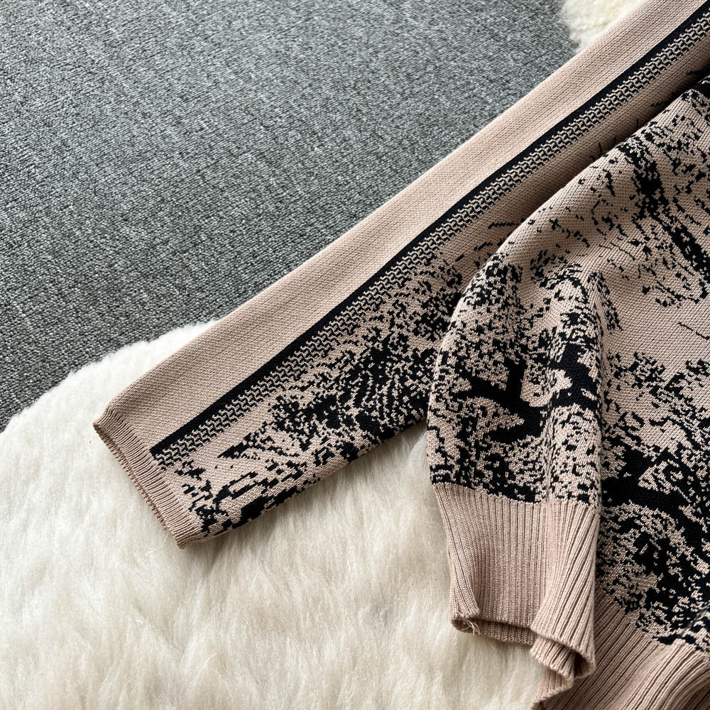 Athleisure Print Hoodie & Sweatpants Set - 2
