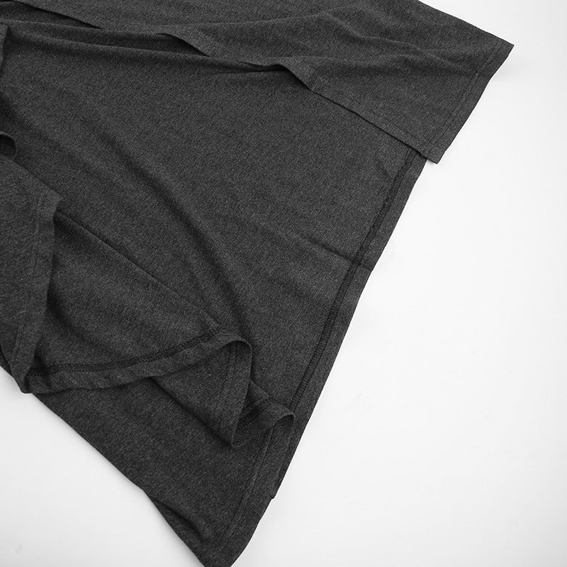 Aria Asymmetric Draped Knit Dress