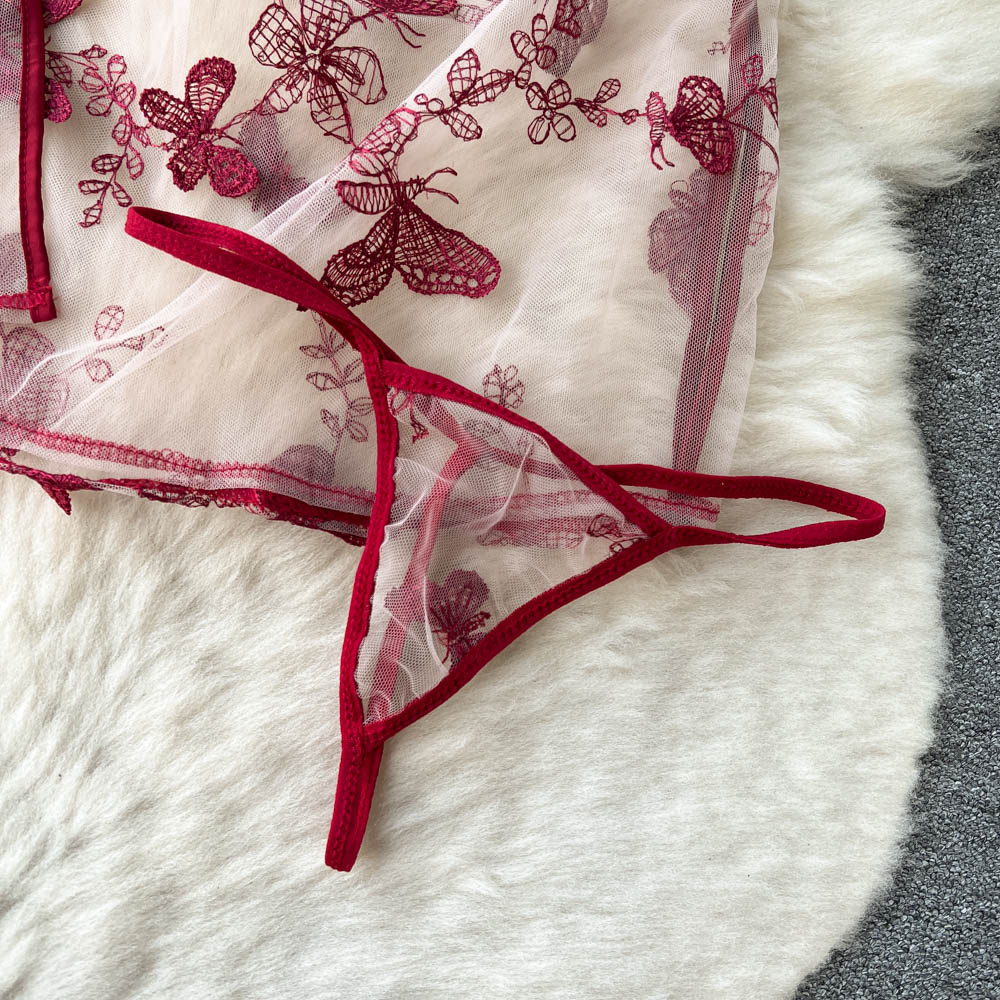 Sexy See-Through Butterfly Cheongsam