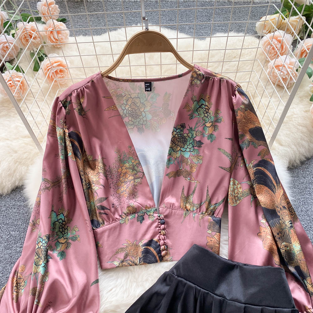 Garden Escape Floral Top & Palazzo Pants
