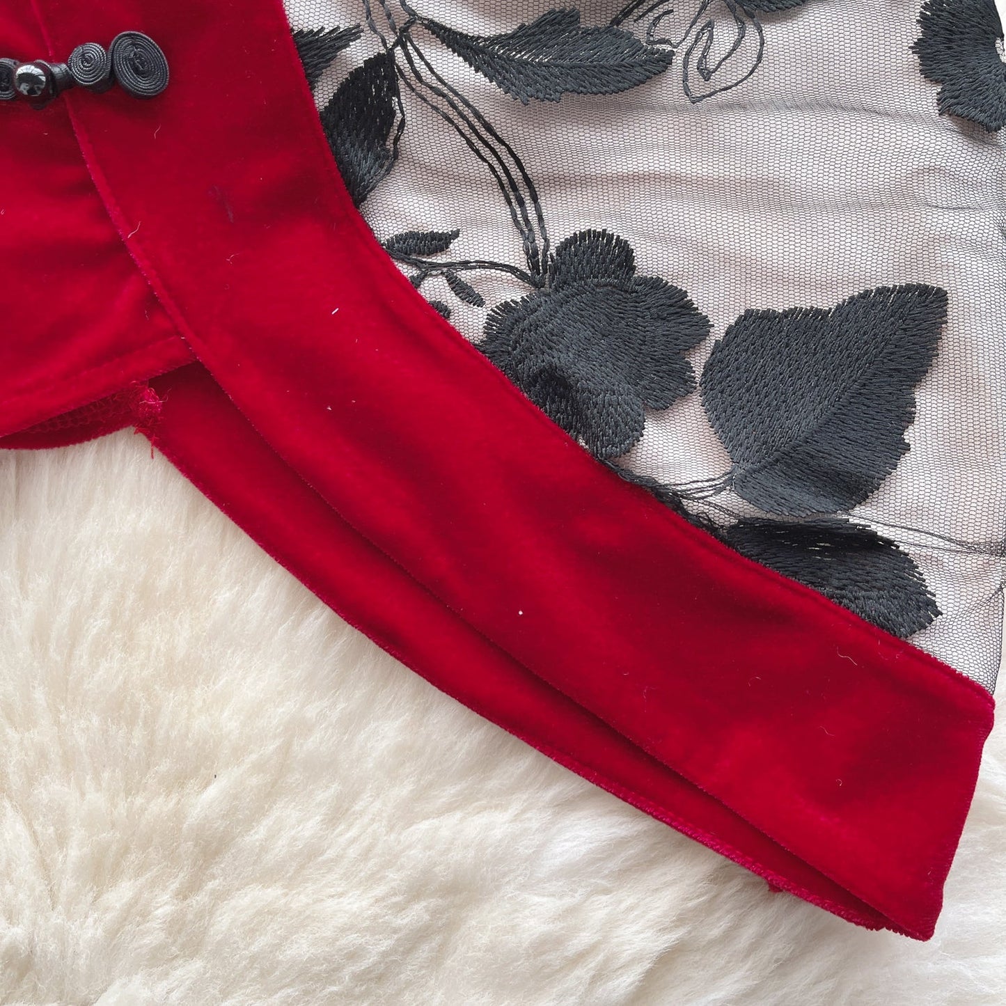 Vintage Inspired Floral Cheongsam Dress