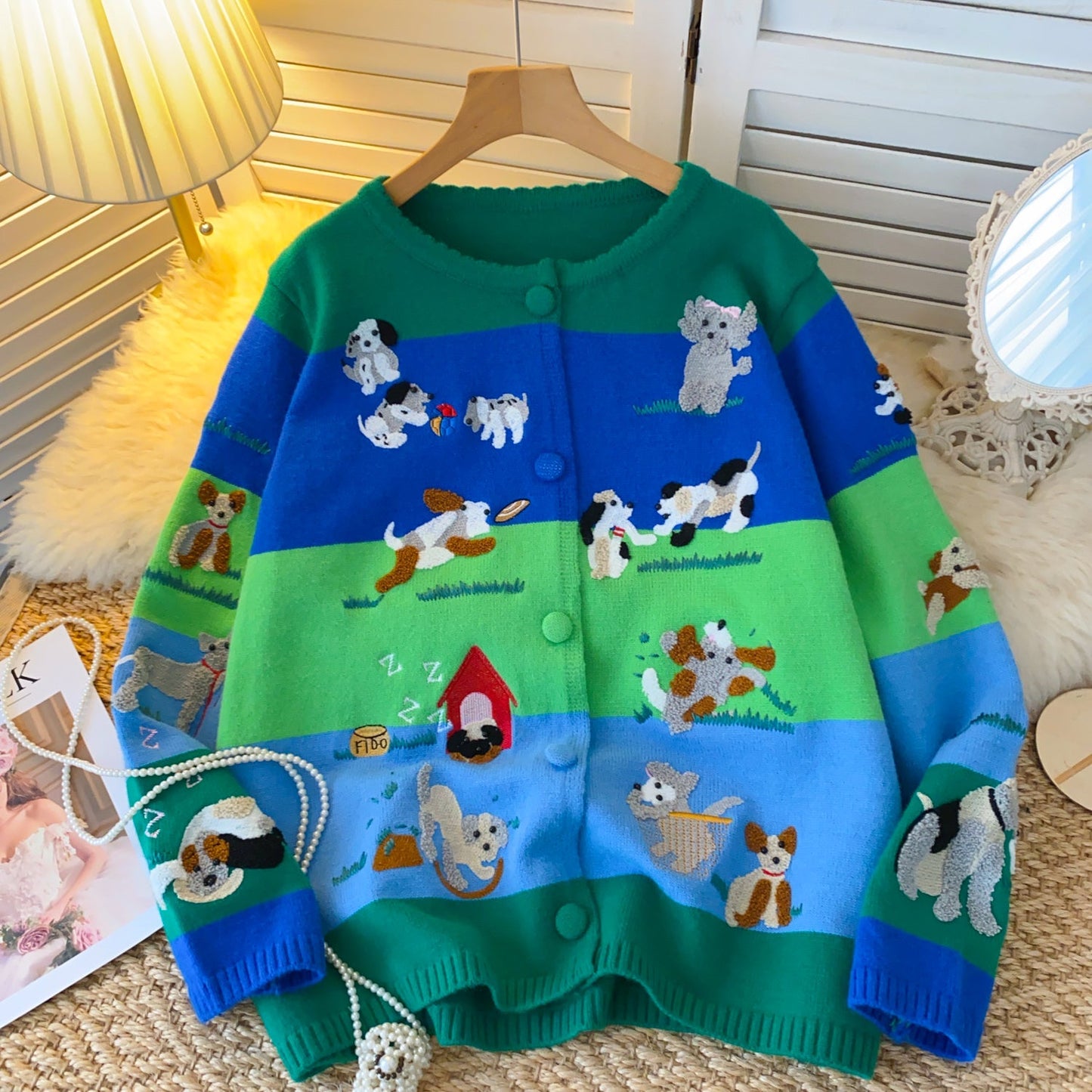Tokyo Street Animal Embroidery Blazer