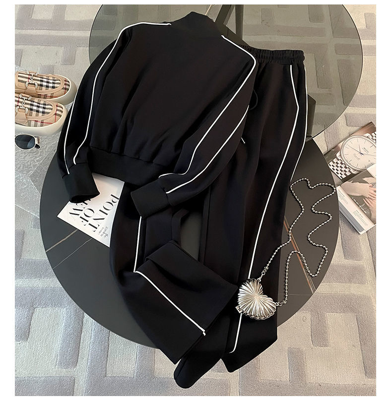 Unisex Striped Set - Zip-Up Hoodie & Joggers