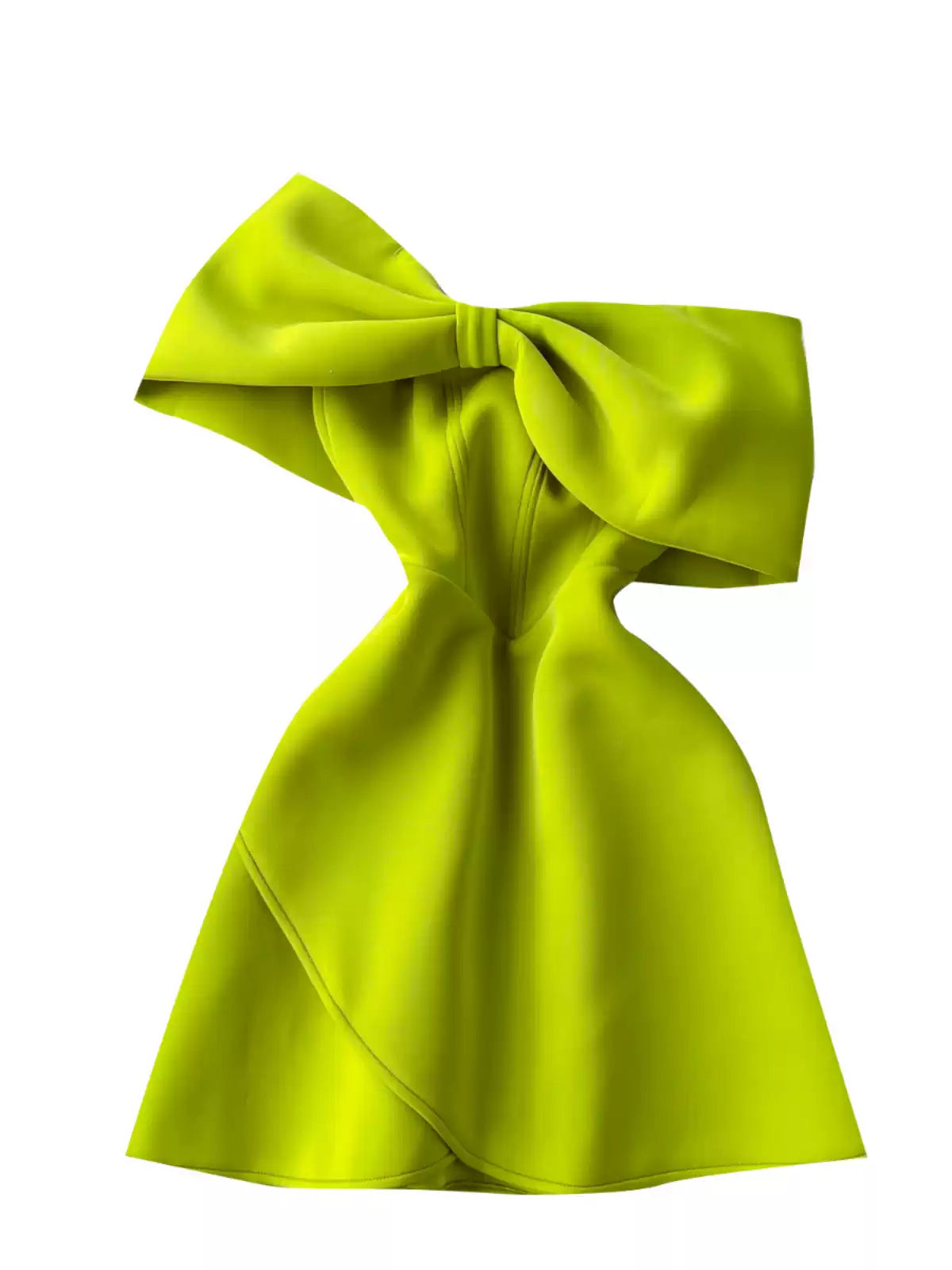 Design Colorful Bow Party Dress
