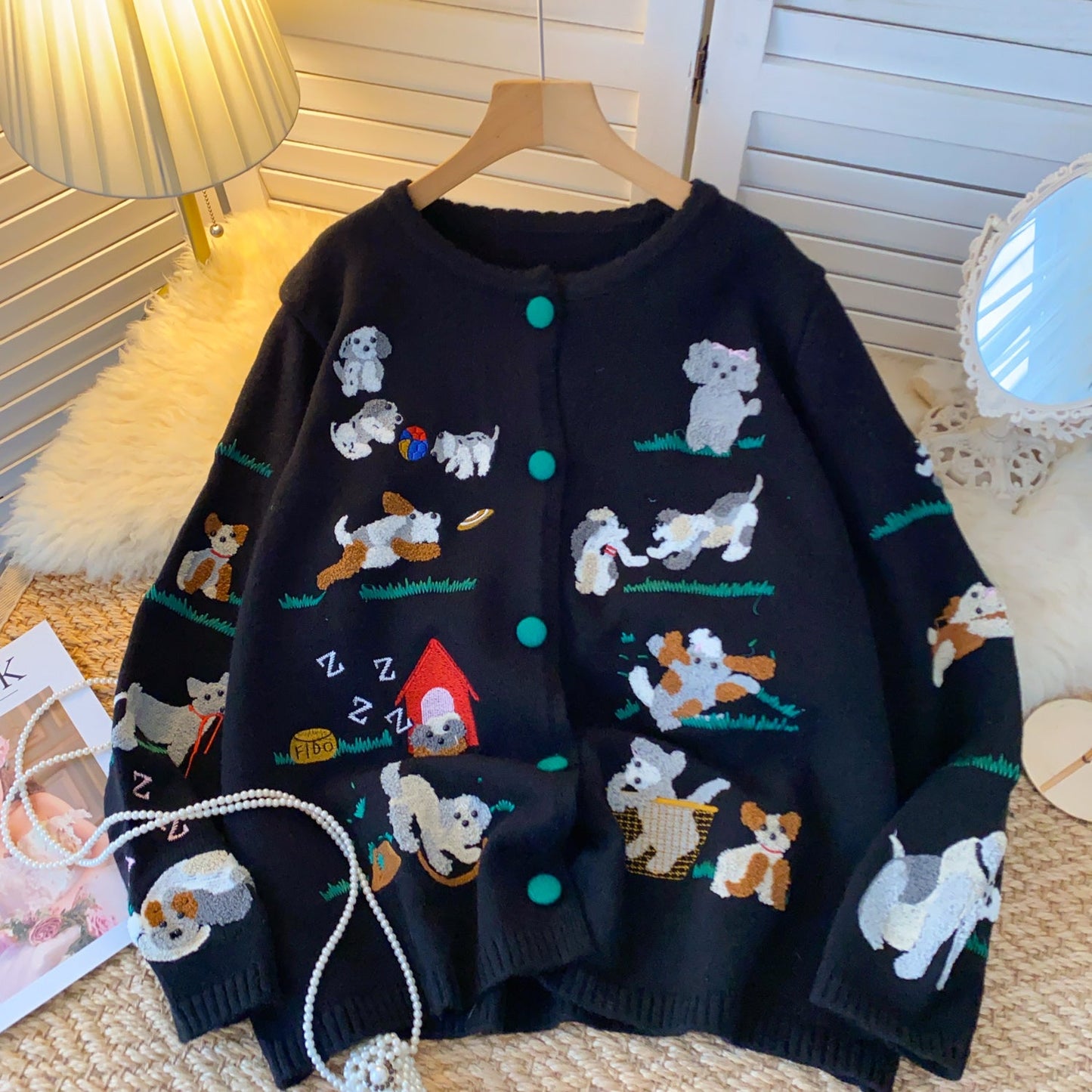 Tokyo Street Animal Embroidery Blazer