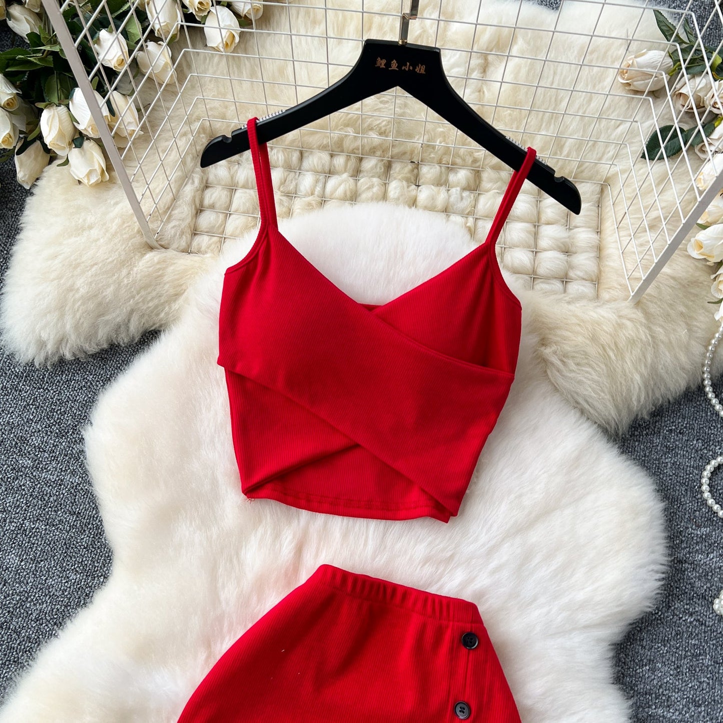 Women's Knit Two Piece Camisole Set