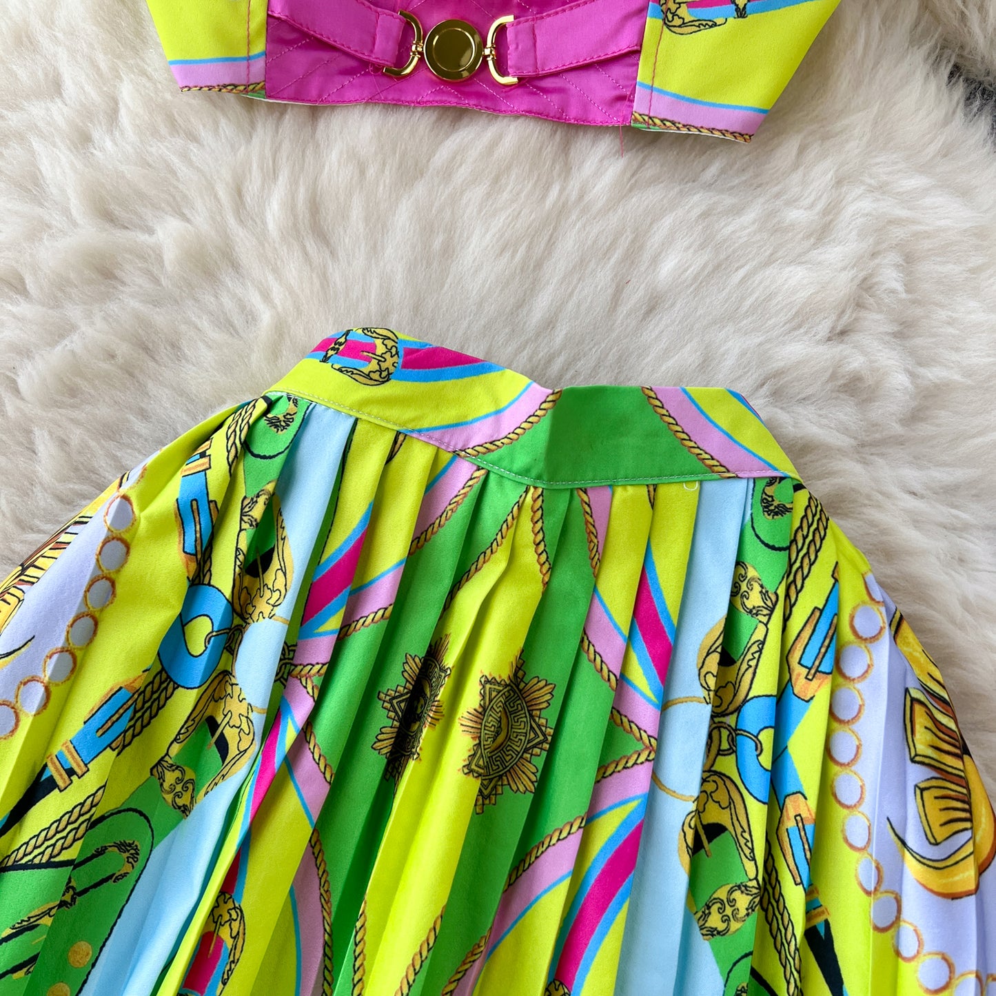 Colorful Printed 2pcs