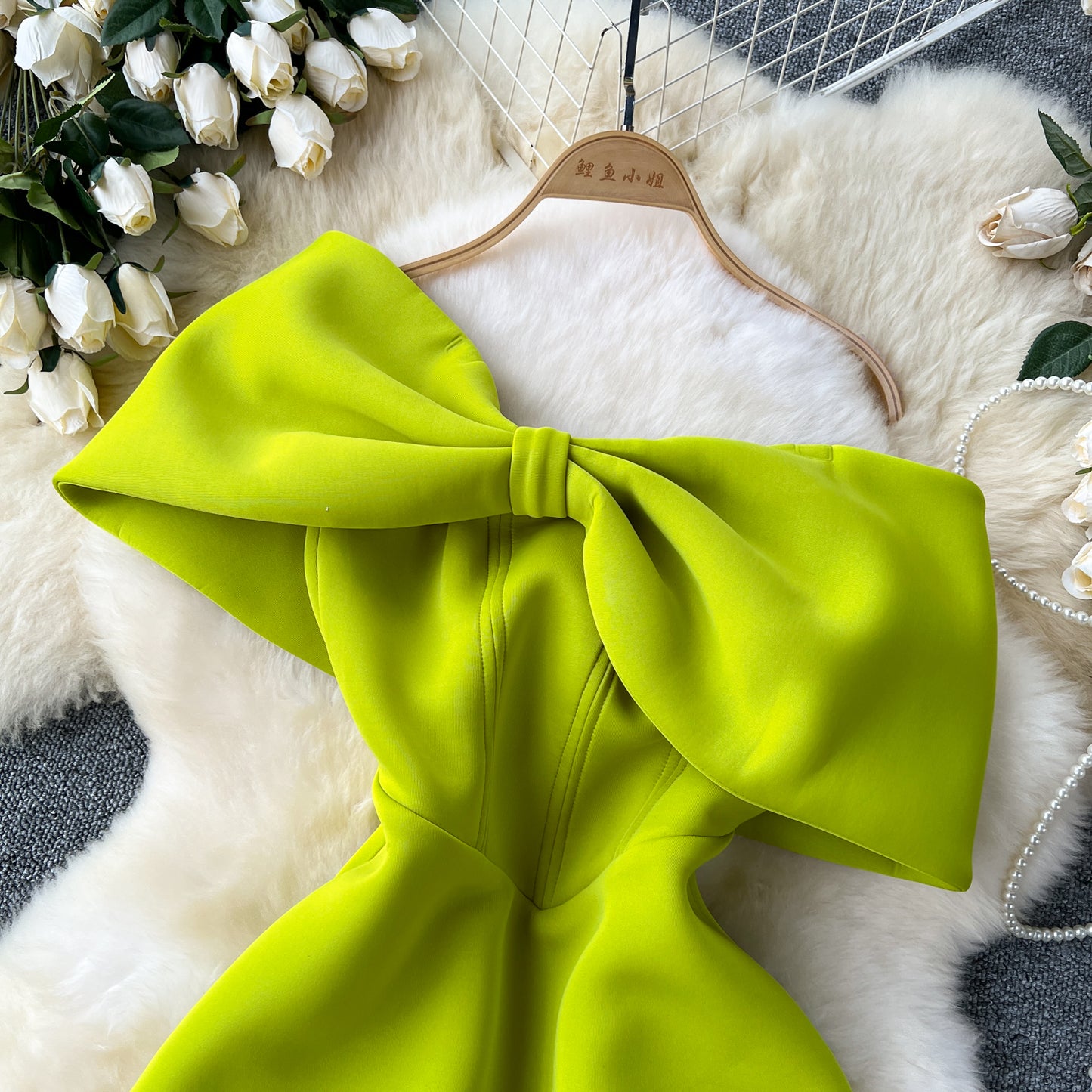 Design Colorful Bow Party Dress