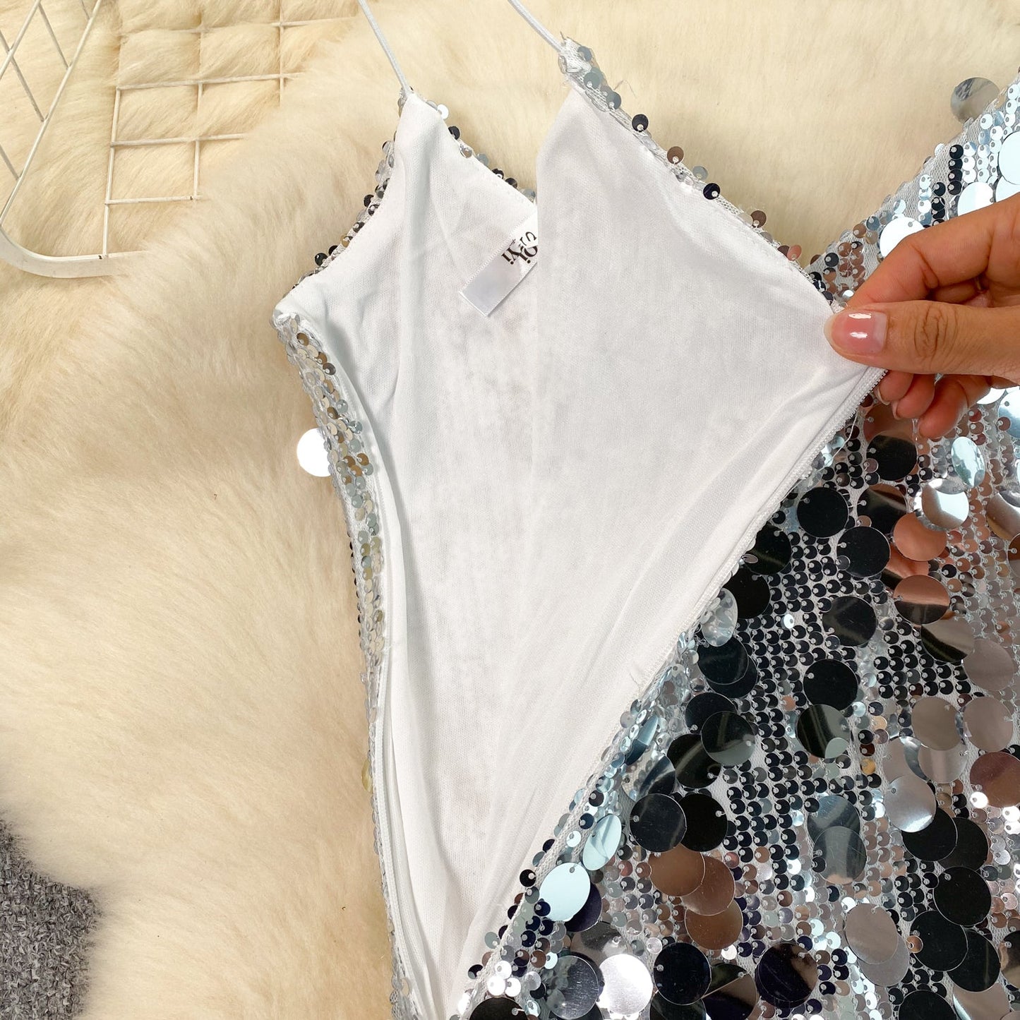 Disco Fever Sequin Mini Dress