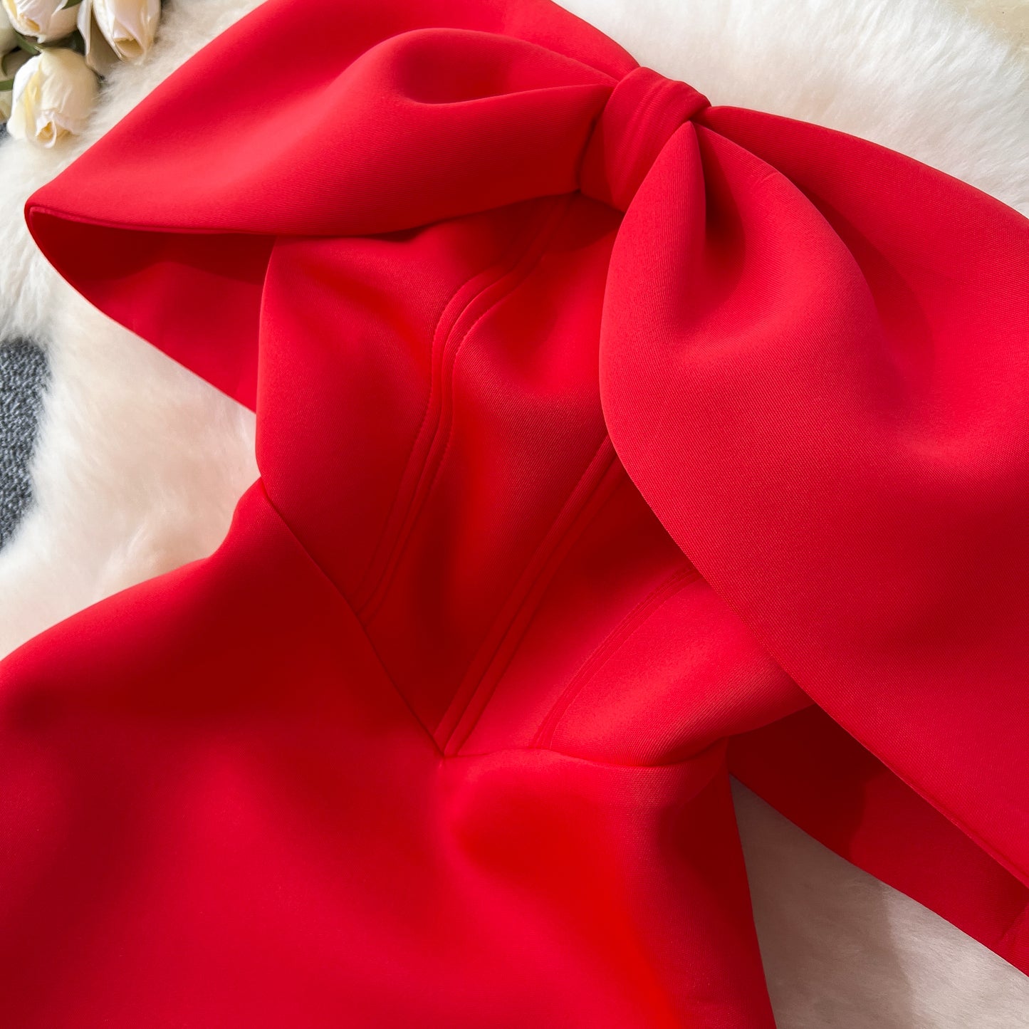 Design Colorful Bow Party Dress