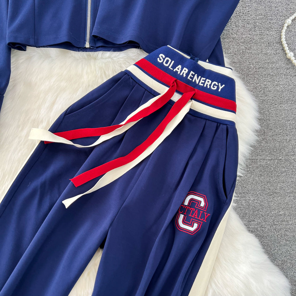 Women's 3 Piece Matching Outfit - Hoodie + Camisole + Trousers