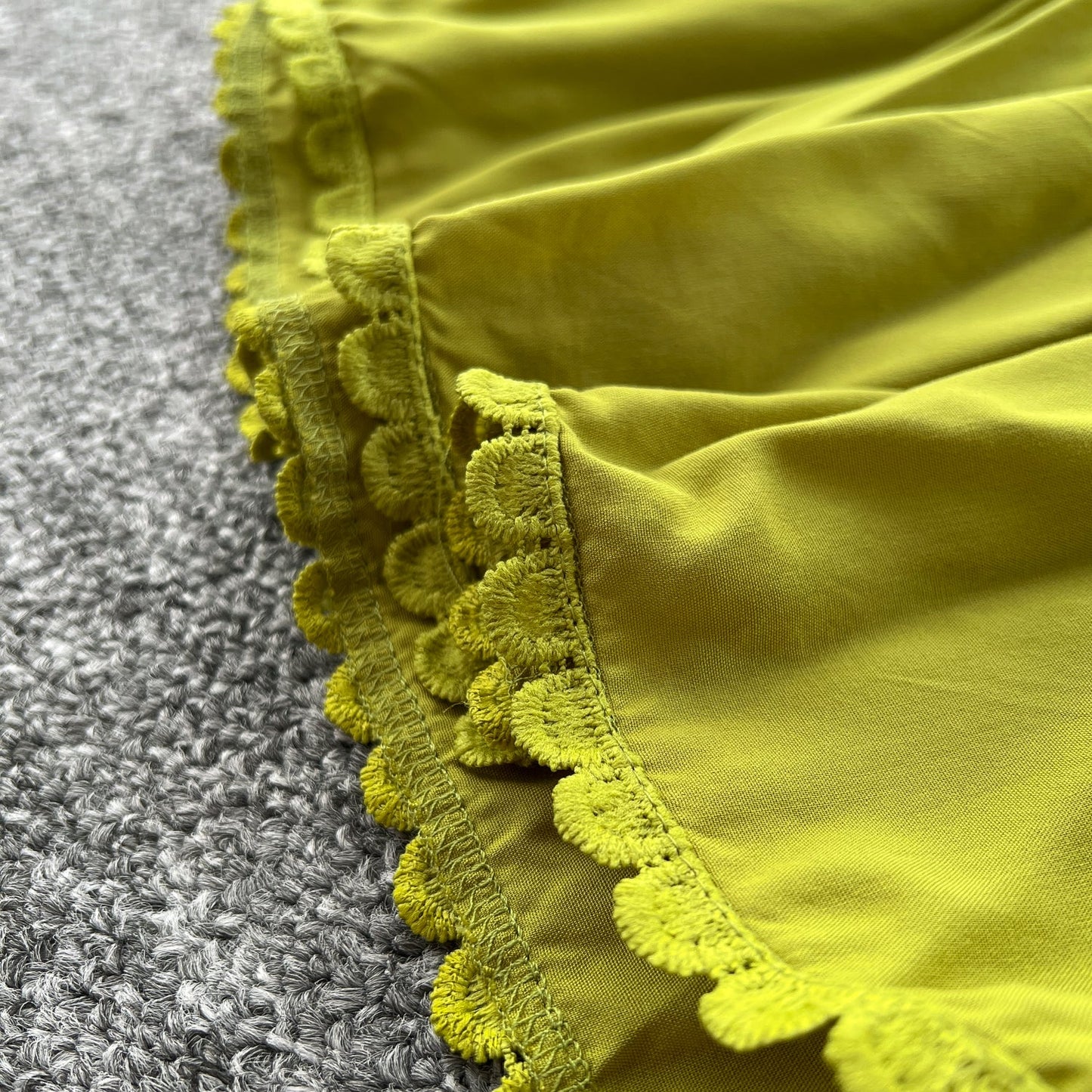 Retro Folkloric Lace Layered Dress