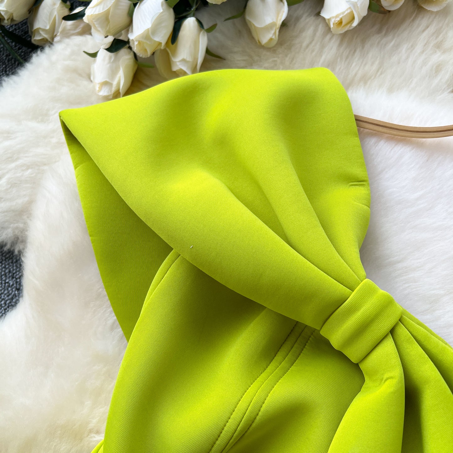 Design Colorful Bow Party Dress