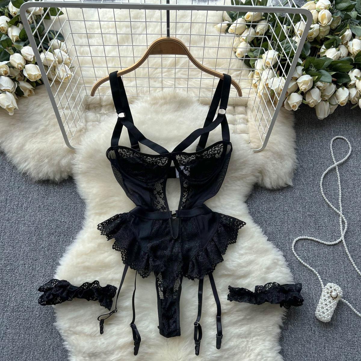 Sheer Allure Lace Jumpsuit