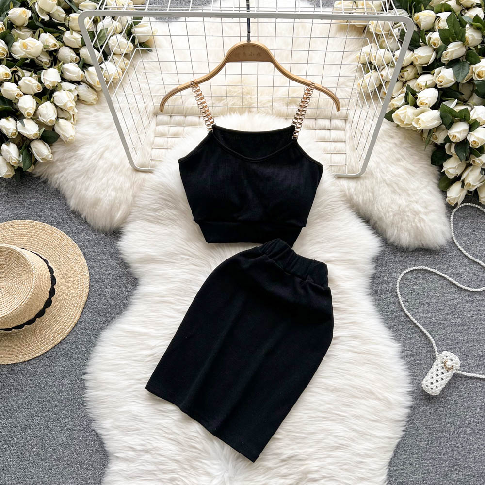 Halter Top & Mini Skirt Set