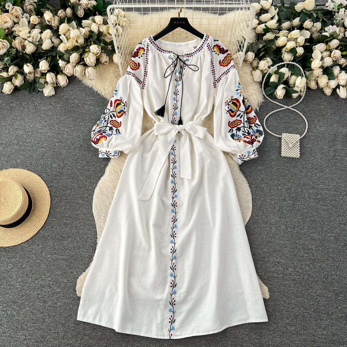 Bohemian Free Spirit Floral Dress