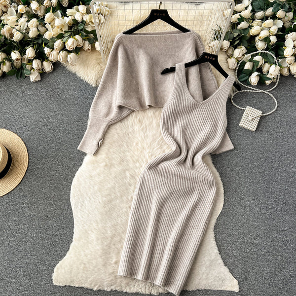 Creamy Colors Knitted 2Pcs