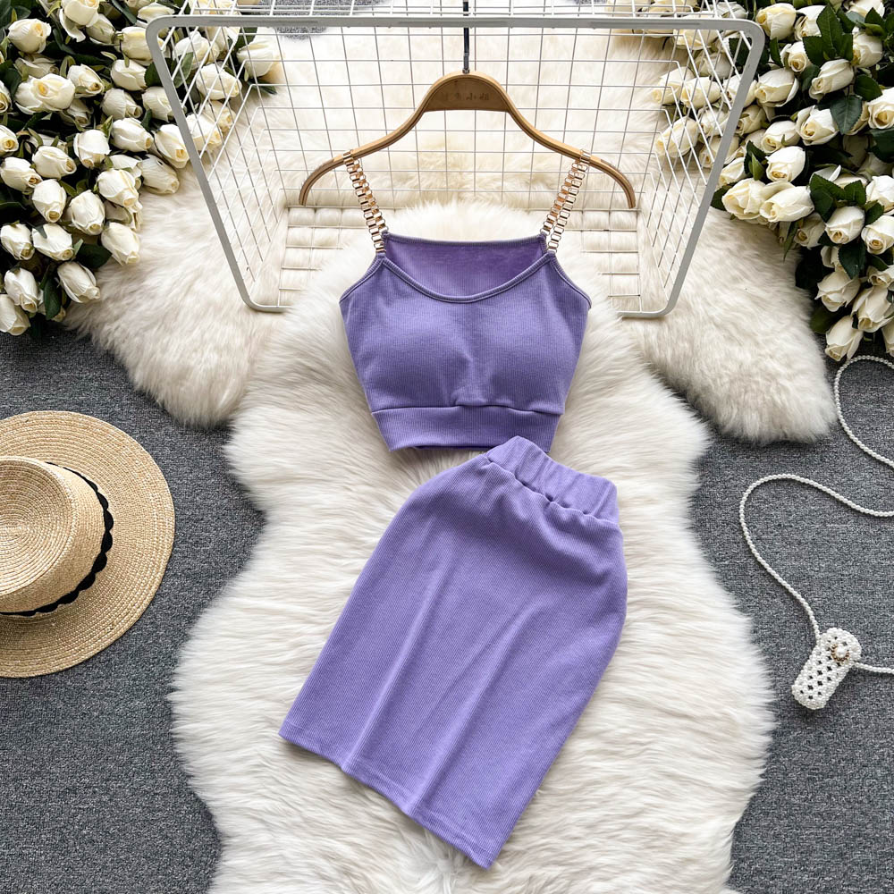 Halter Top & Mini Skirt Set