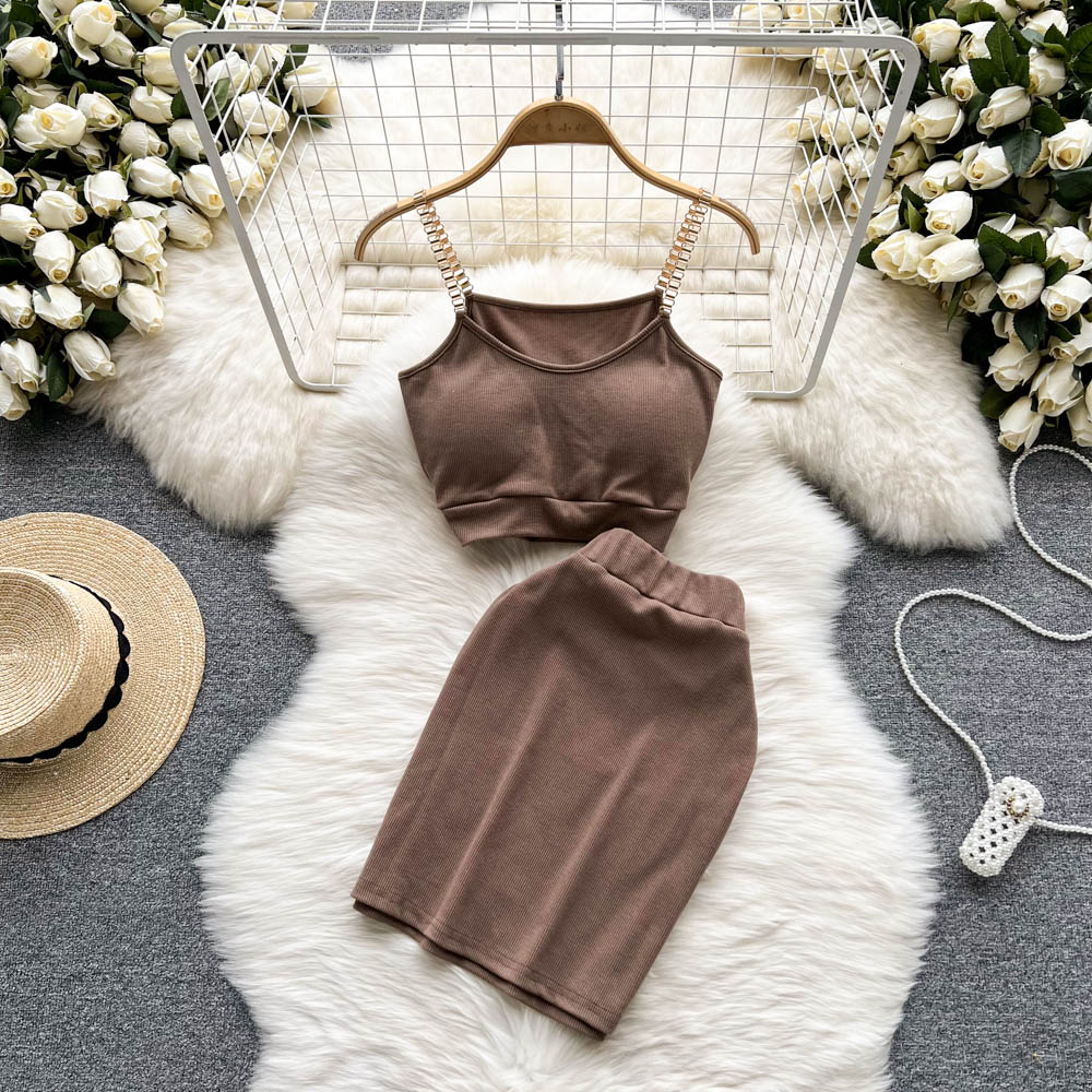 Halter Top & Mini Skirt Set