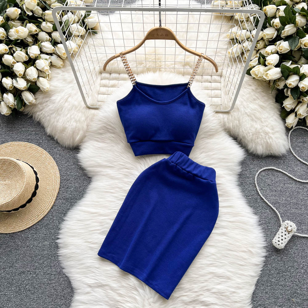 Halter Top & Mini Skirt Set