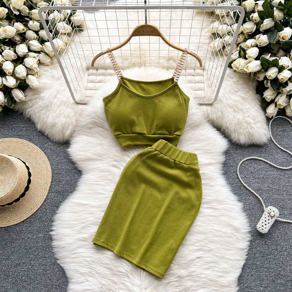 Halter Top & Mini Skirt Set