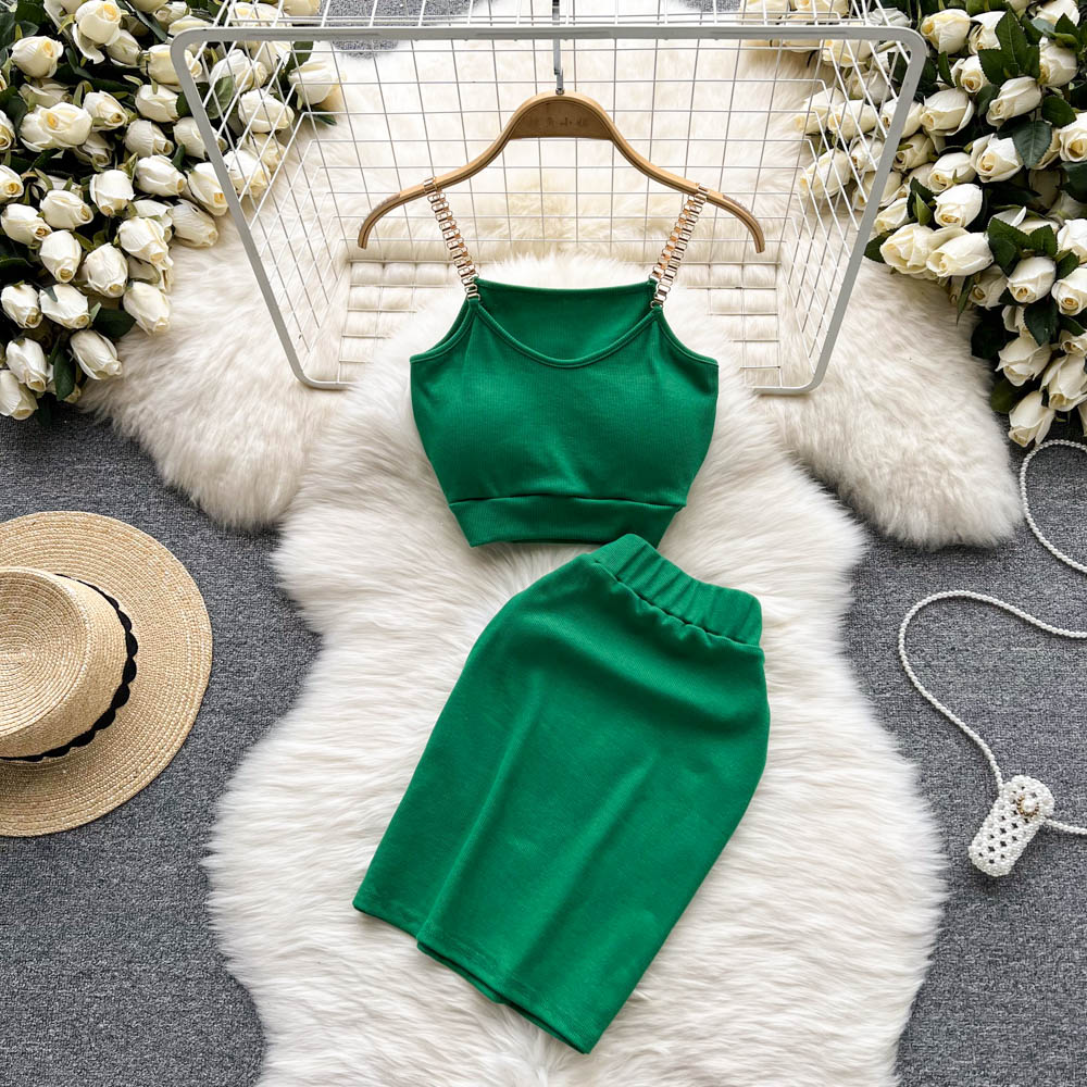 Halter Top & Mini Skirt Set