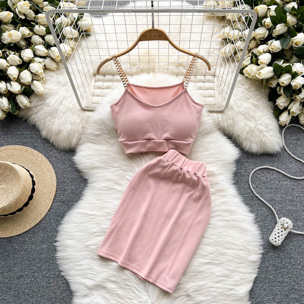 Halter Top & Mini Skirt Set