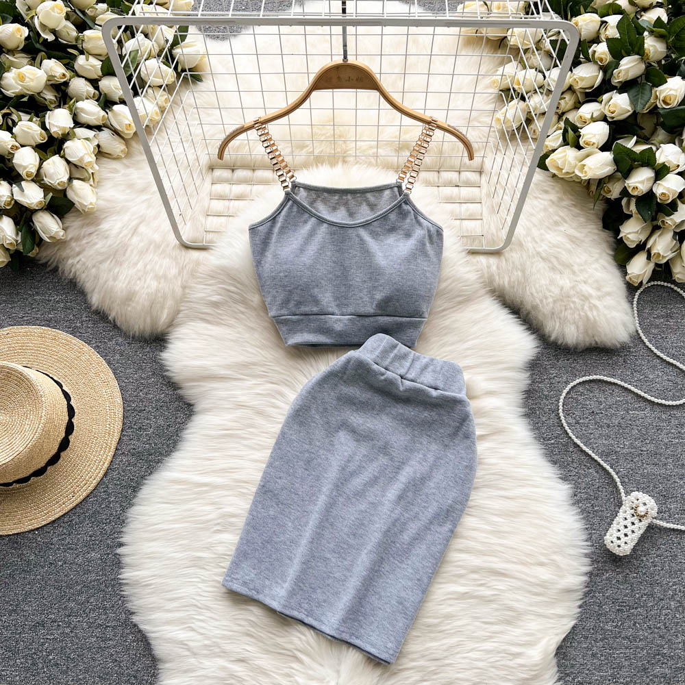 Halter Top & Mini Skirt Set