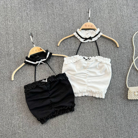 Sexy Backless Plunge Tank Top