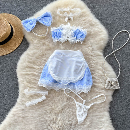 French Maid Lace & Ruffle Ensemble