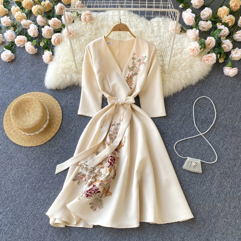 French Medium Length Dress