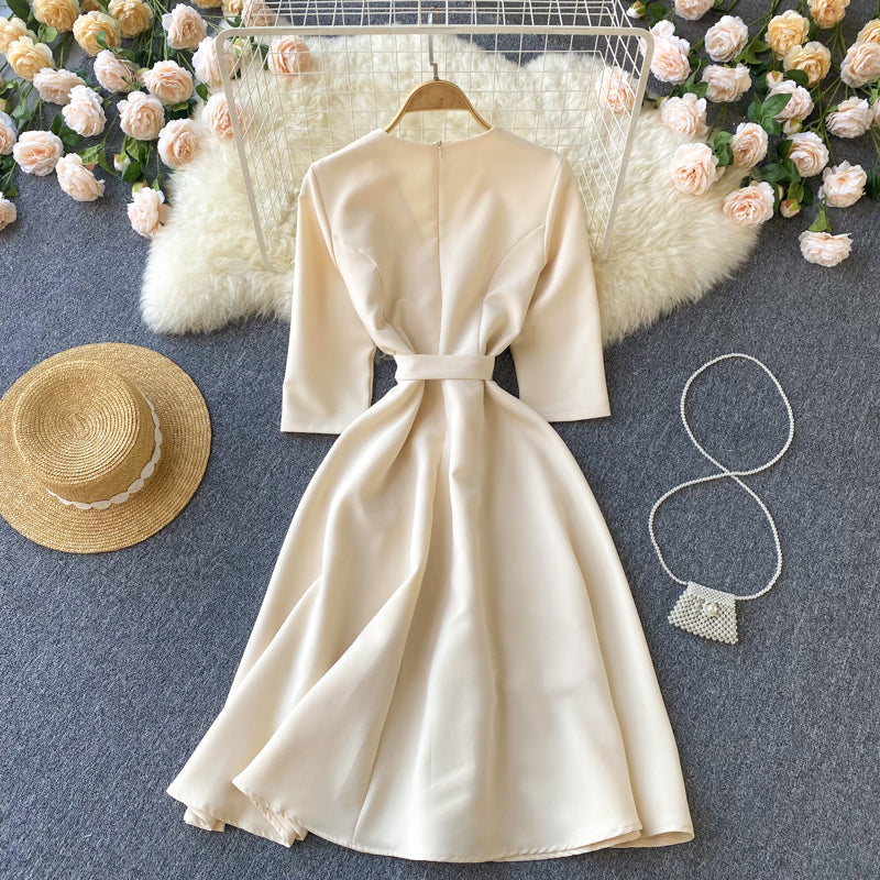French Medium Length Dress