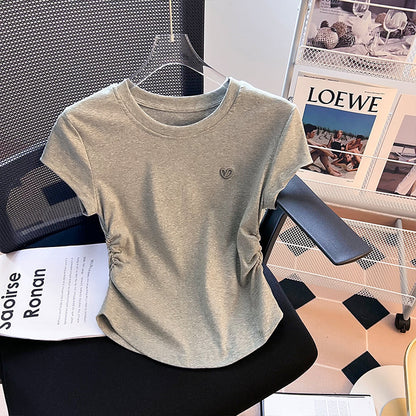 Embroidered Casual Slim Fit Shirt