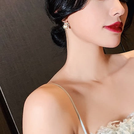 Geometrische Quadratische Ohrringe