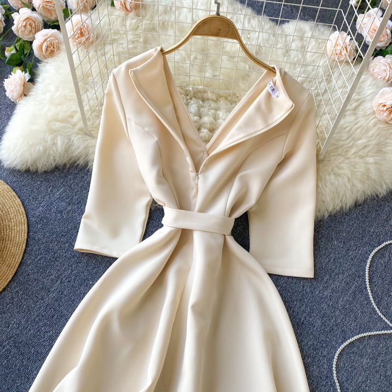French Medium Length Dress