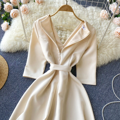 French Medium Length Dress