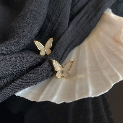 Vintage Butterfly Wings Stud Earrings