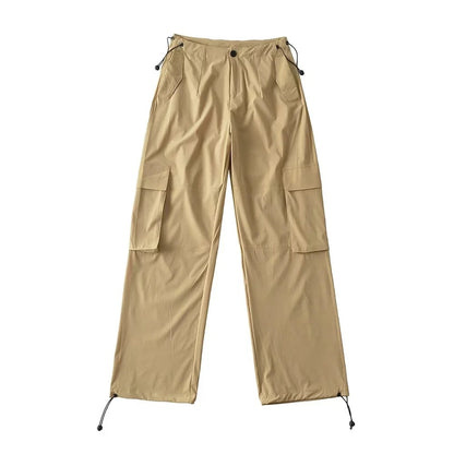 Adjustable Waist Cargo Overalls